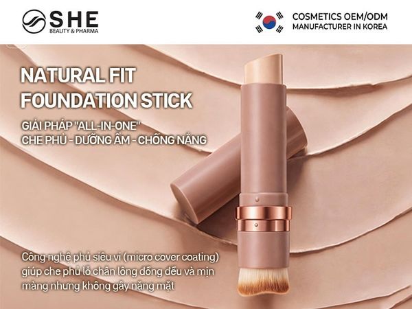 gia công kem nền dạng thanh