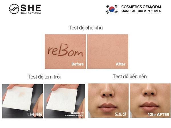 gia công kem nền dạng thanh