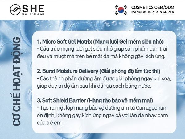 gia công sữa tắm