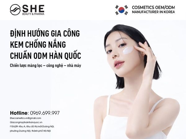 gia công kem chống nắng chào hè