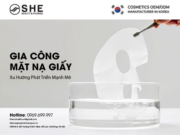 gia công mặt nạ giấy