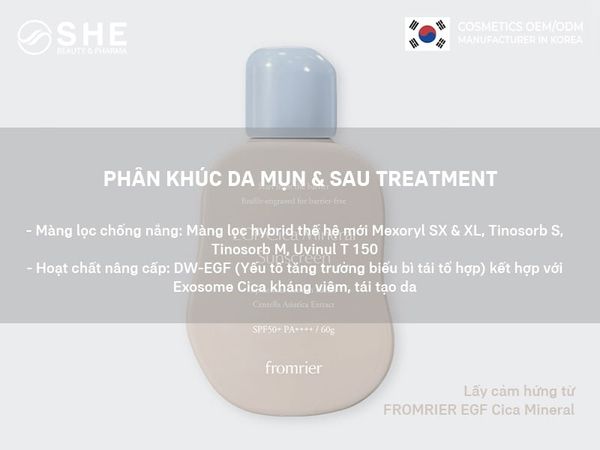 gia công kem chống nắng Hàn Quốc