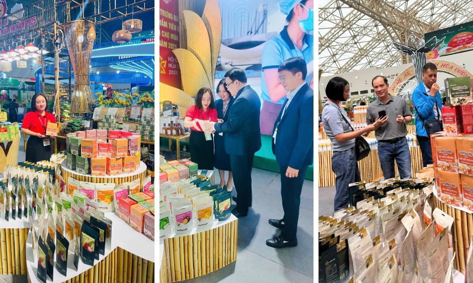 Gian hàng nafoods vinh dự đón tiếp khách quý