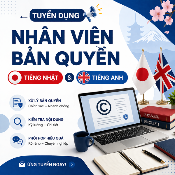 Tuyển dụng nhân viên bản quyền