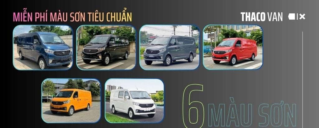 Xe tải Van Sơn màu