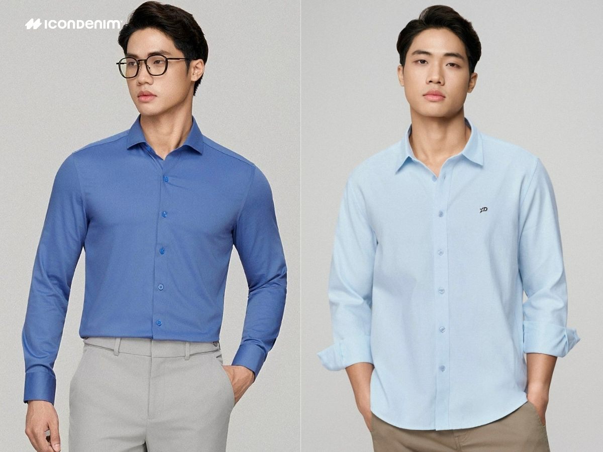 mẫu áo sơ mi giúp chồng thanh lịch trong mọi hoàn cảnh