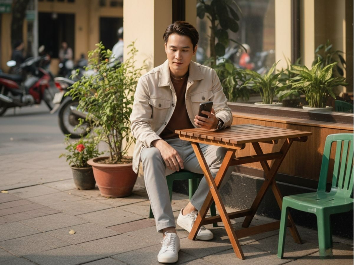 Phối đồ nam theo tone màu trung tính mùa thu