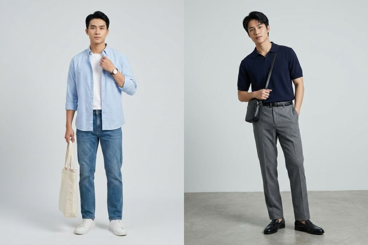 Xây dựng tủ đồ cơ bản phong cách nam Hàn Quốc