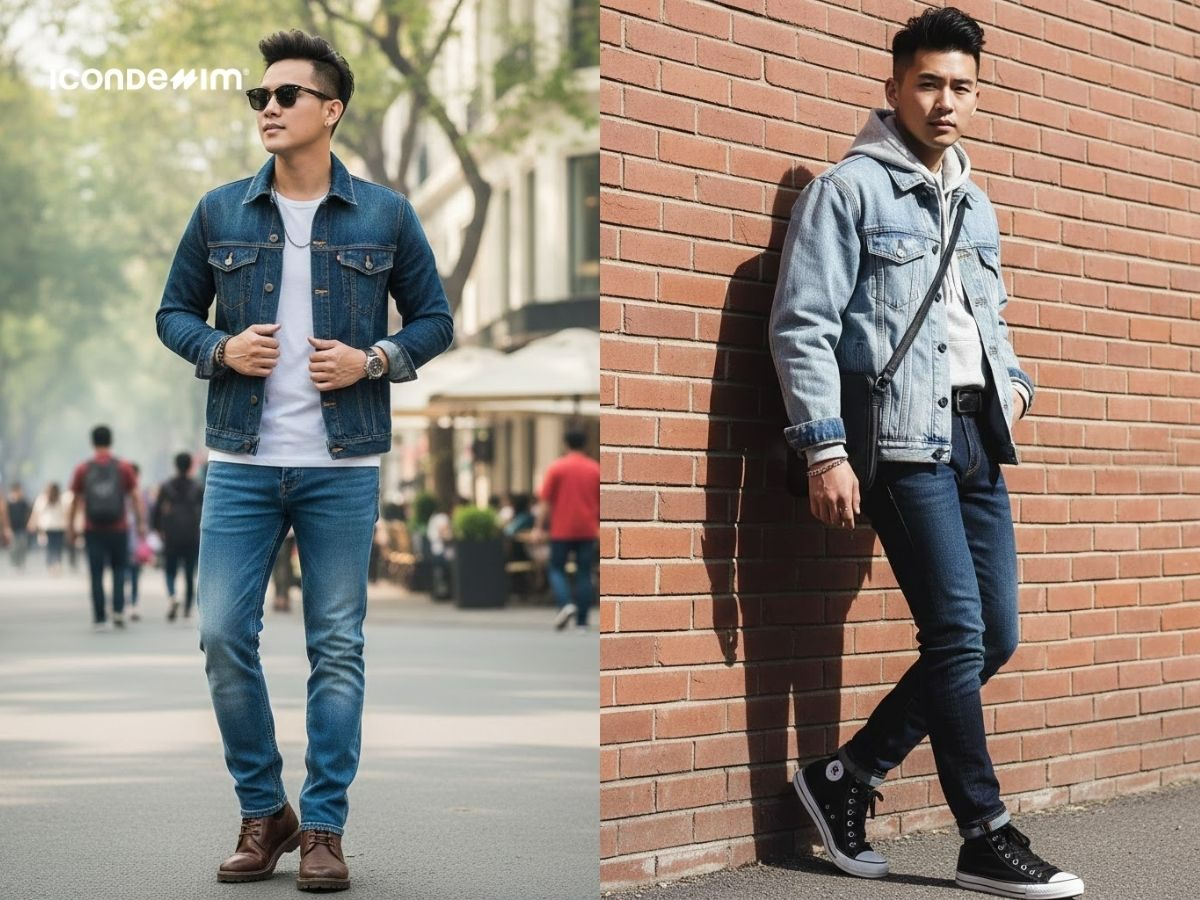 Chất chơi nhưng vẫn hợp vibe mùa xuân với set đồ denim