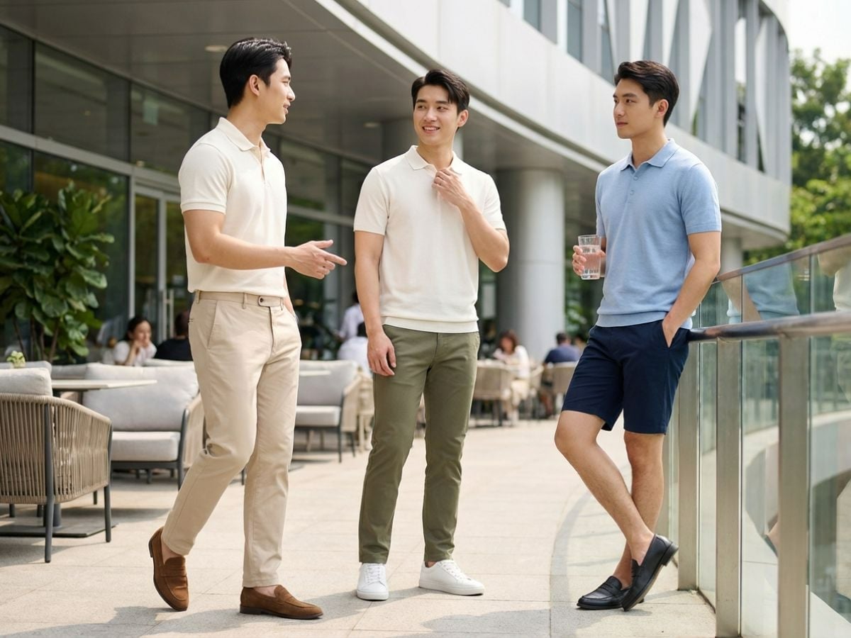 Áo polo chỉn chu cho sự thanh lịch