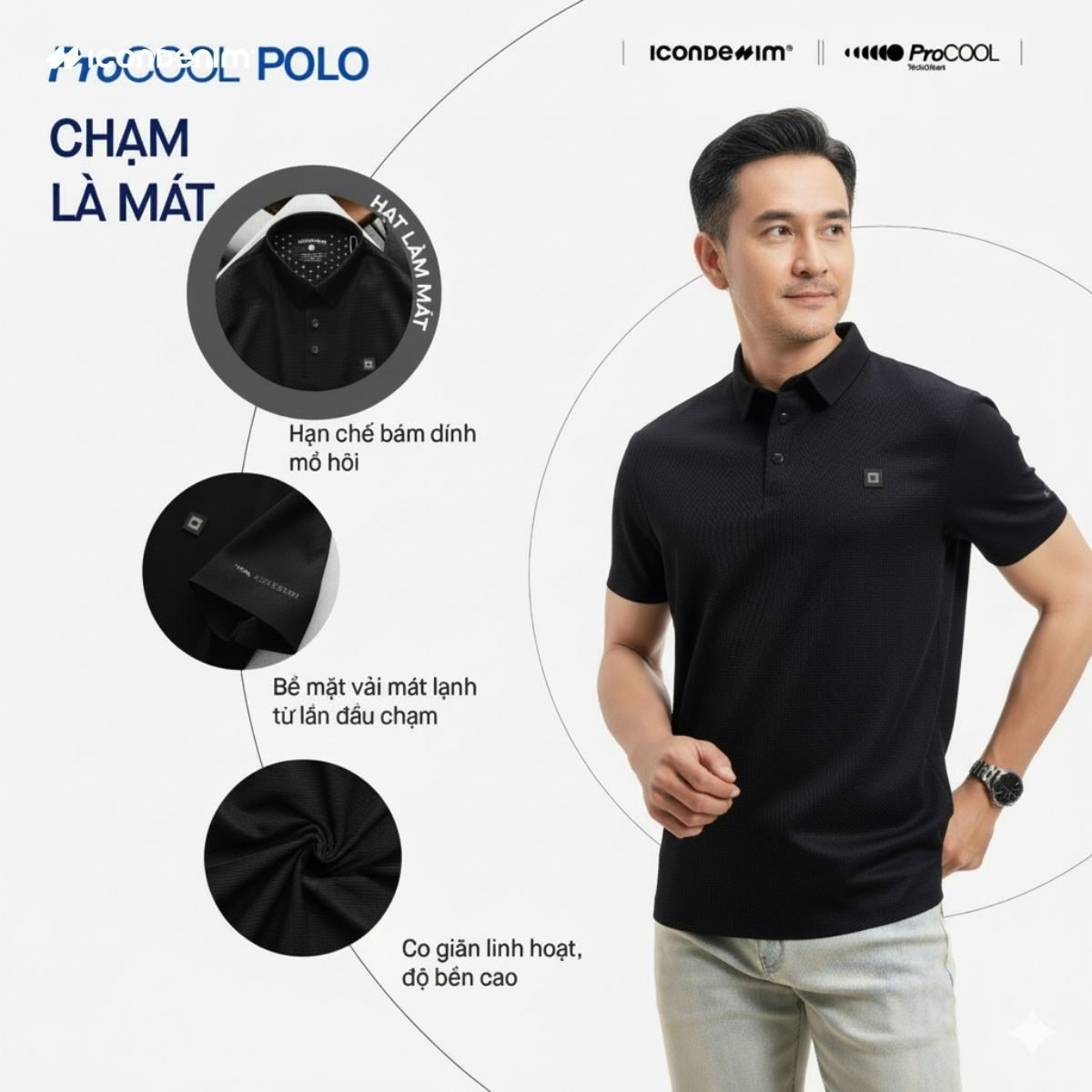 Áo polo Procool ICONDENIM