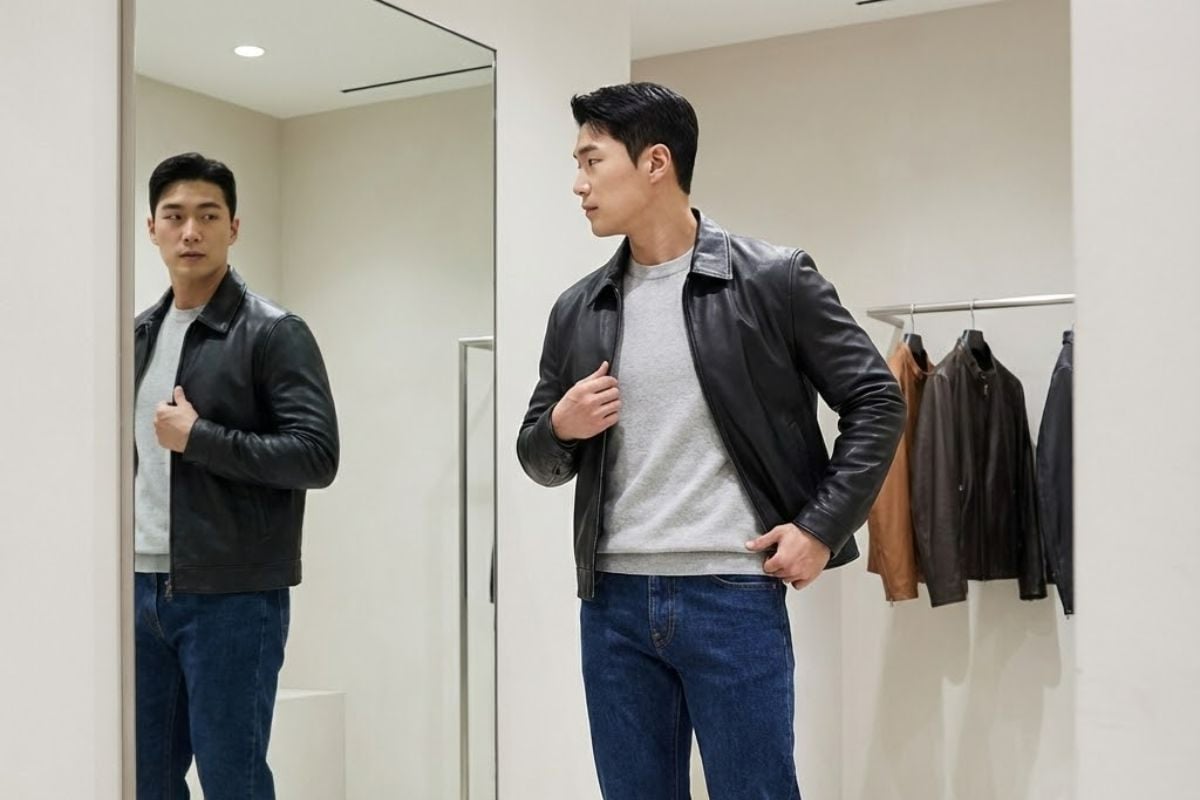 Lưu ý khi chọn mua và bảo quản áo khoác da để phối đồ lâu dài