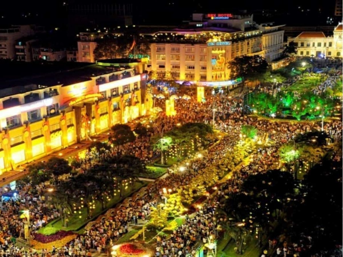 Đia điểm chơi lễ 2-9 phố đi bộ Nguyễn Huệ