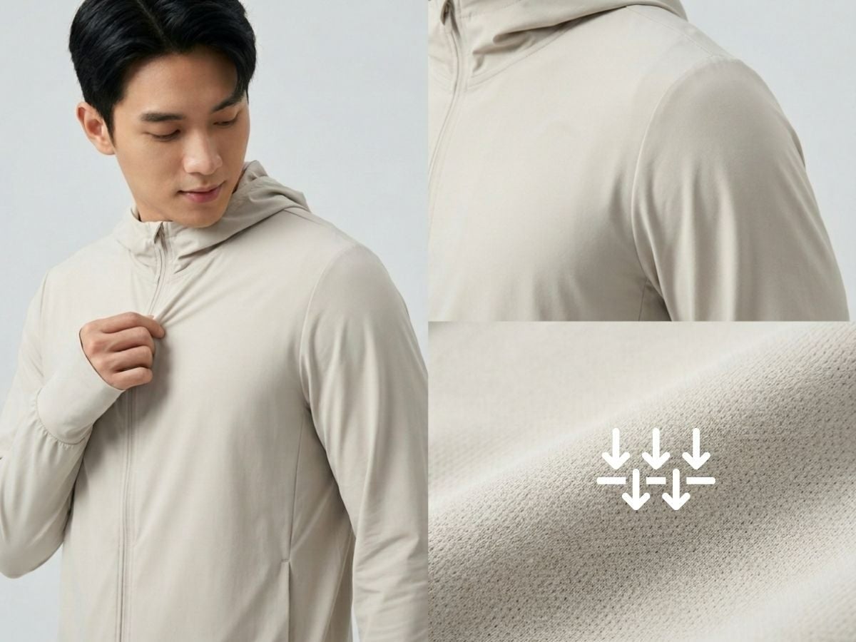 Chọn áo chống nắng thấm hút mồ hôi tốt