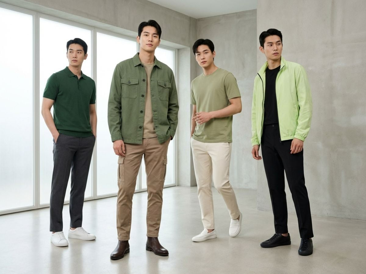 Màu xanh lá dễ thu hút ánh nhìn nhưng cần phối đúng cách