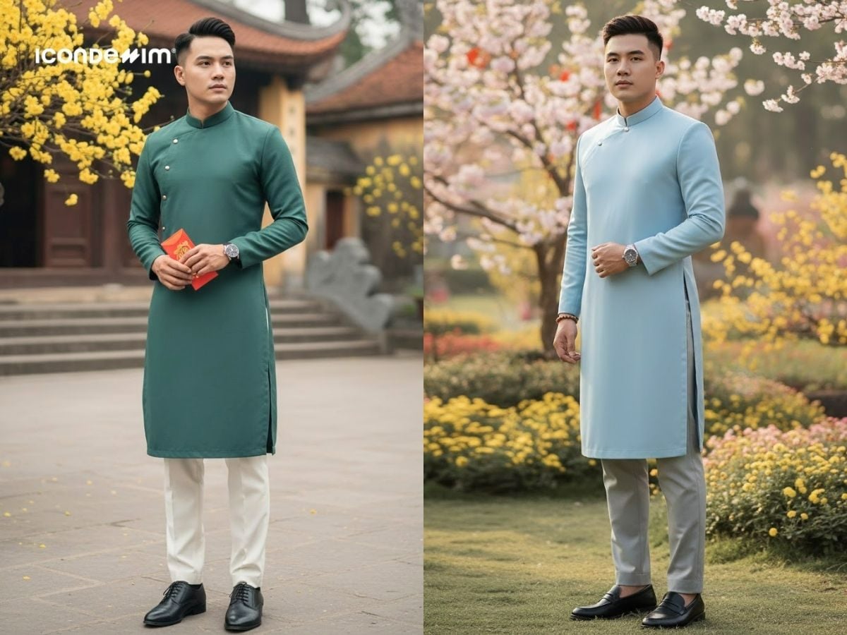 Áo dài cho nam là lựa chọn hot trend vài năm gần đây