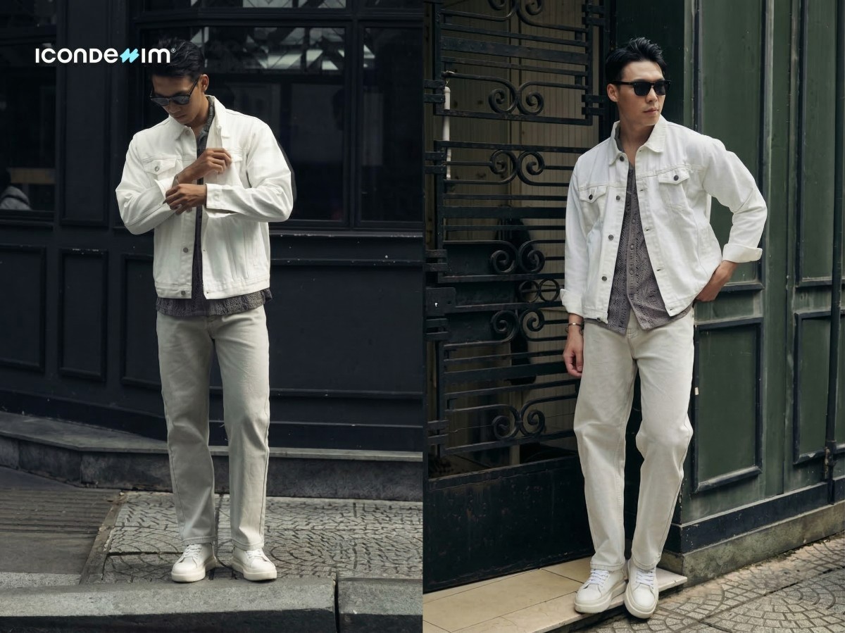 Màu trắng thanh lịch, tinh tế cho chàng trai lãng tử