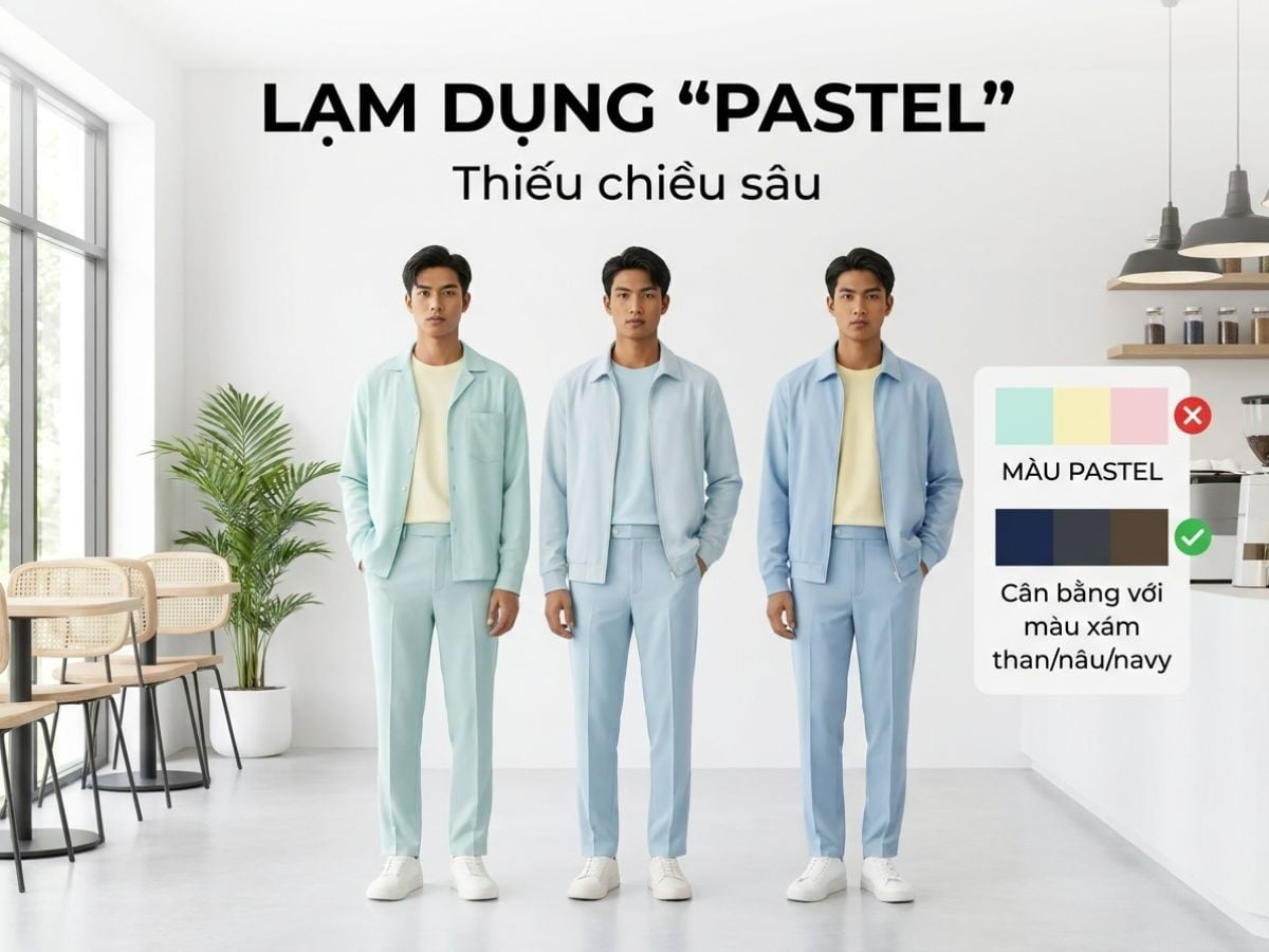 Sử dụng màu pastel phù hợp là chìa khóa của outfit nổi bật
