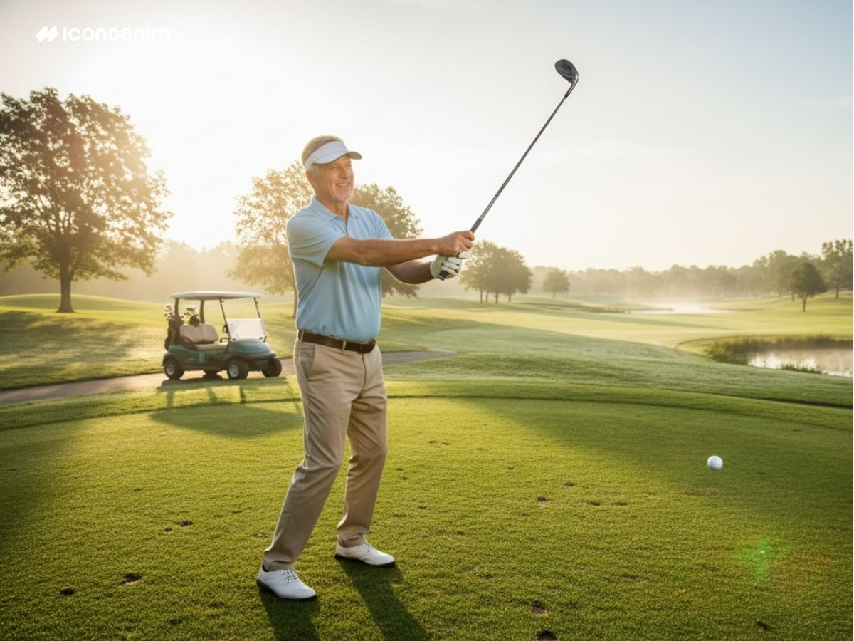 Bộ đồ golf hoặc phụ kiện thể thao tặng bố