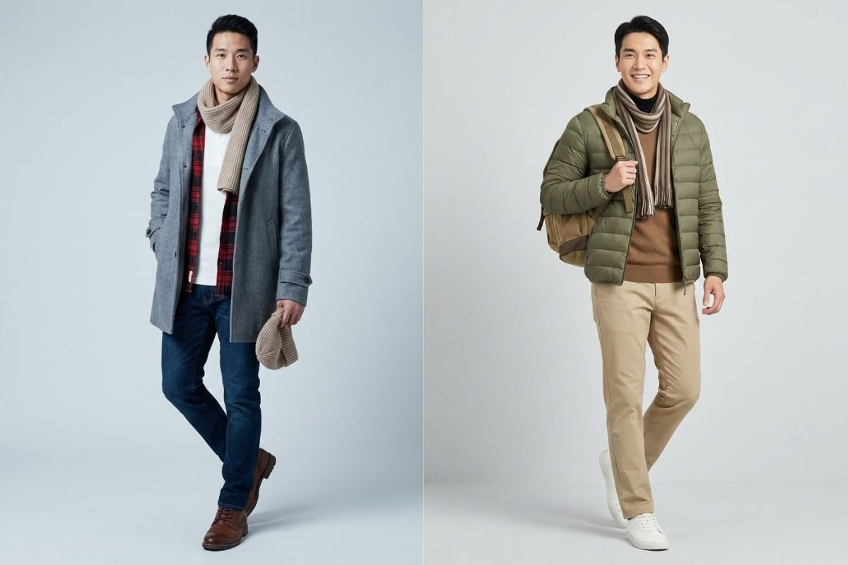 Phối đồ giữ nhiệt mùa đông