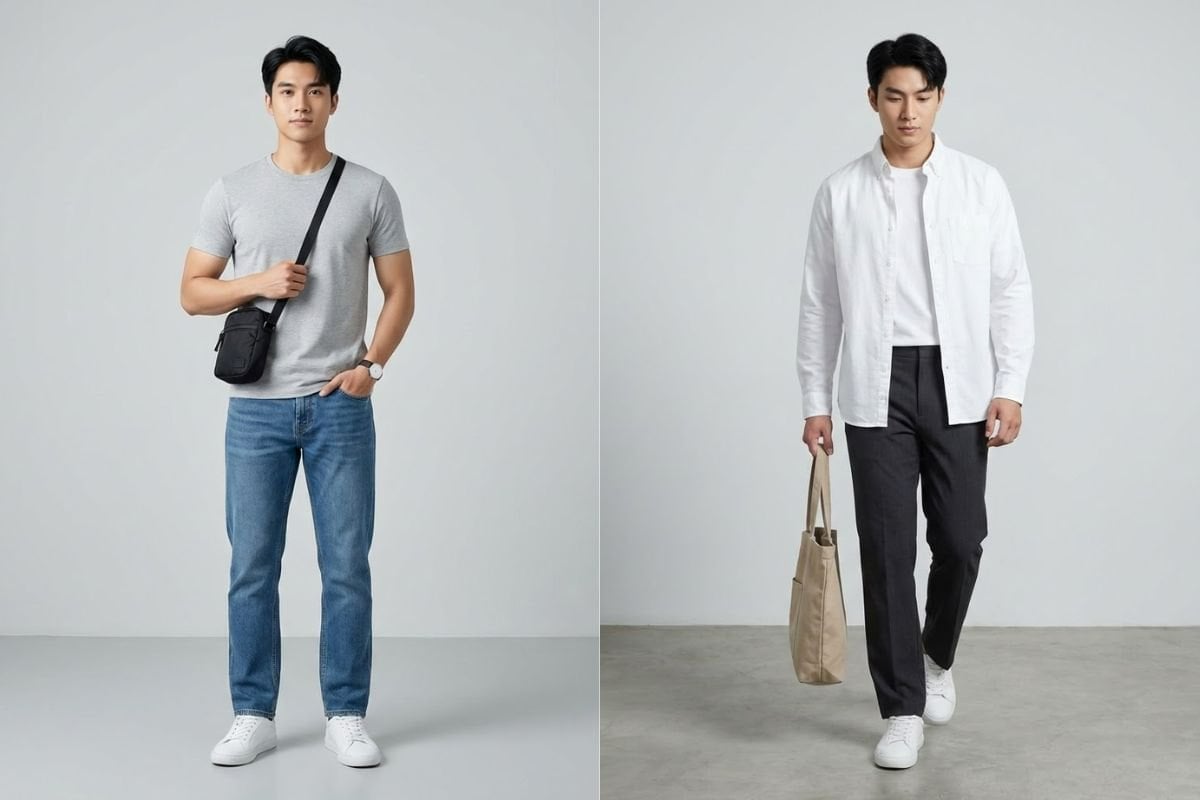 Gợi ý phối đồ nam Hàn Quốc mặc hằng ngày
