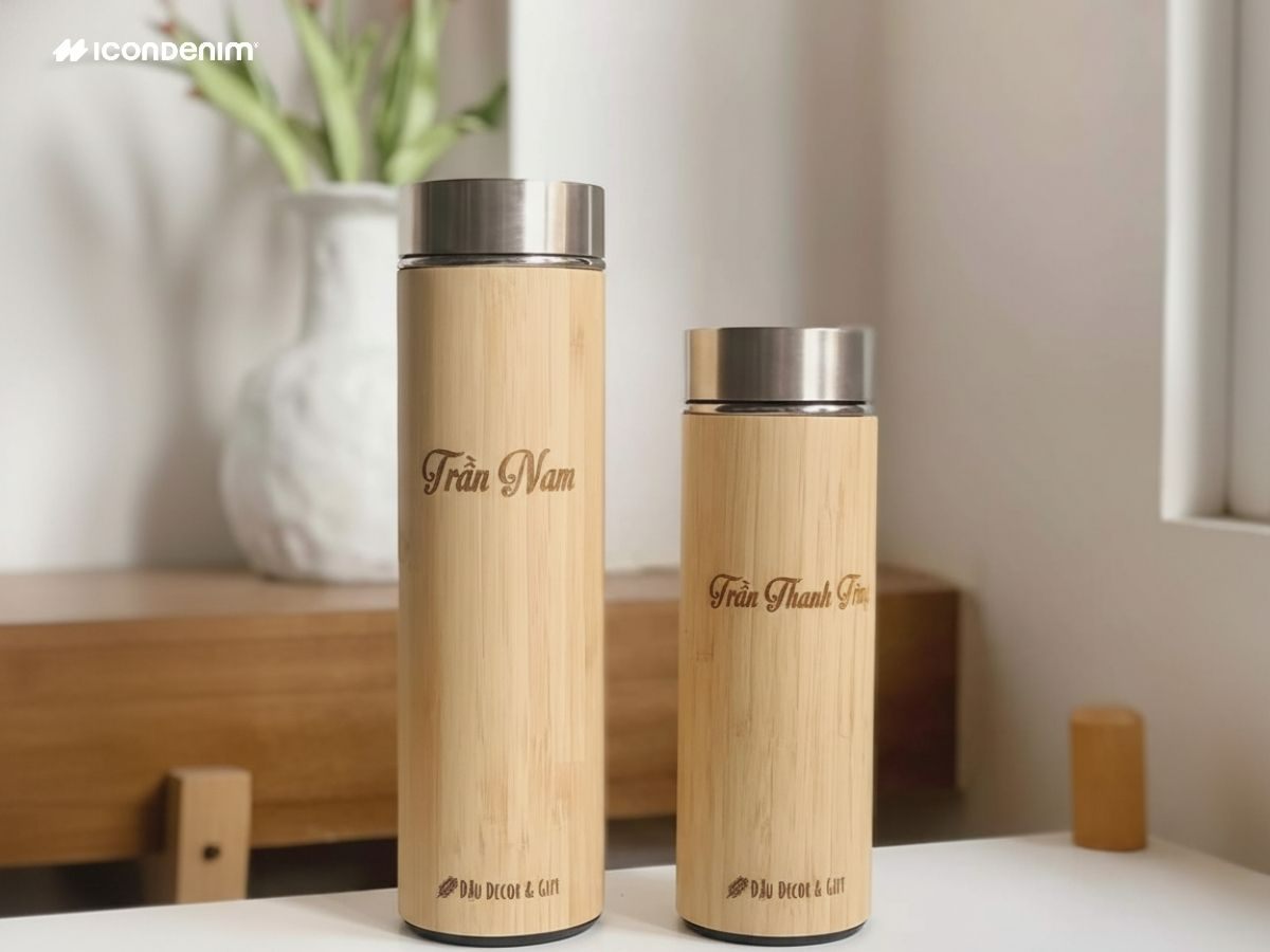 Quà tặng bình giữ nhiệt khắc tên