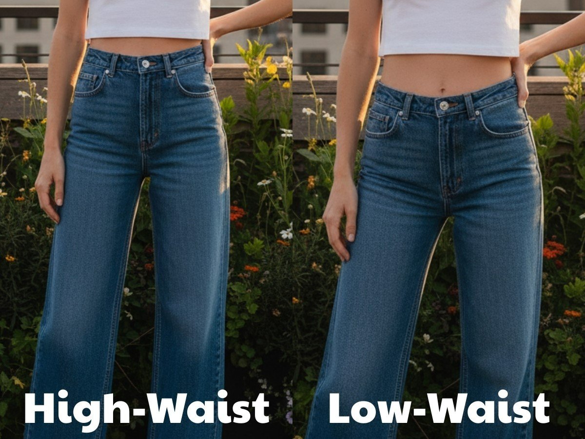 Quần cạp cao và quần cạp thấp