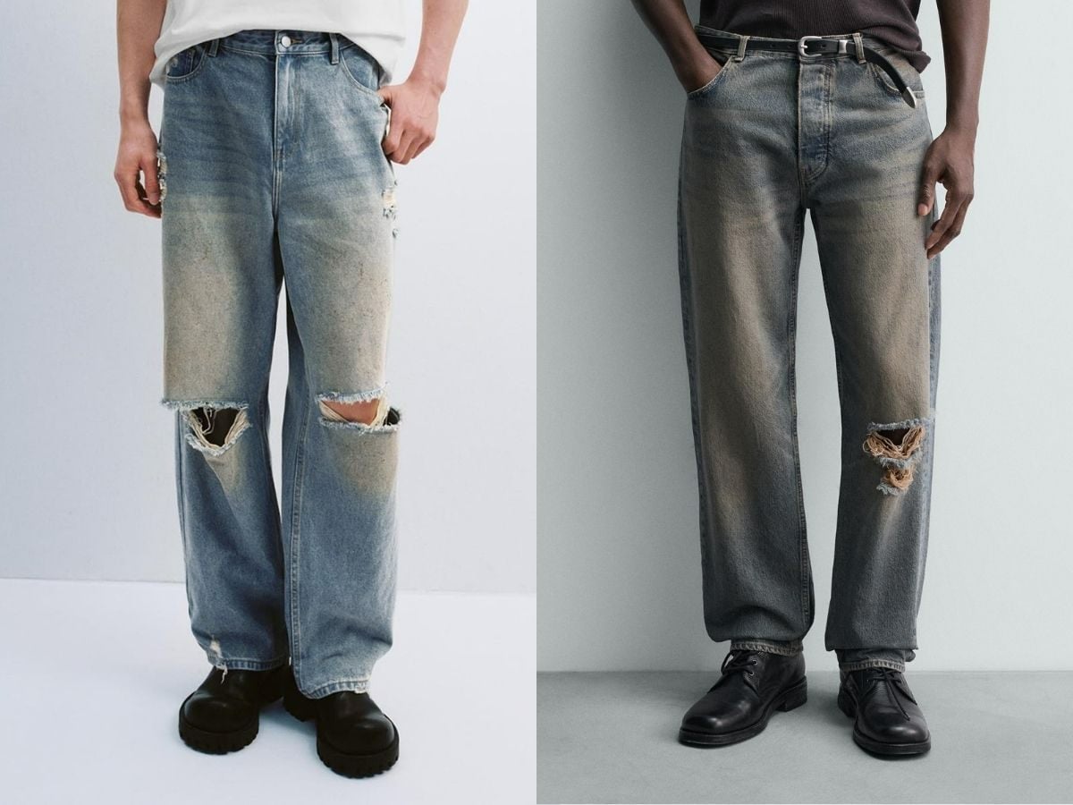 Quần jeans ripped
