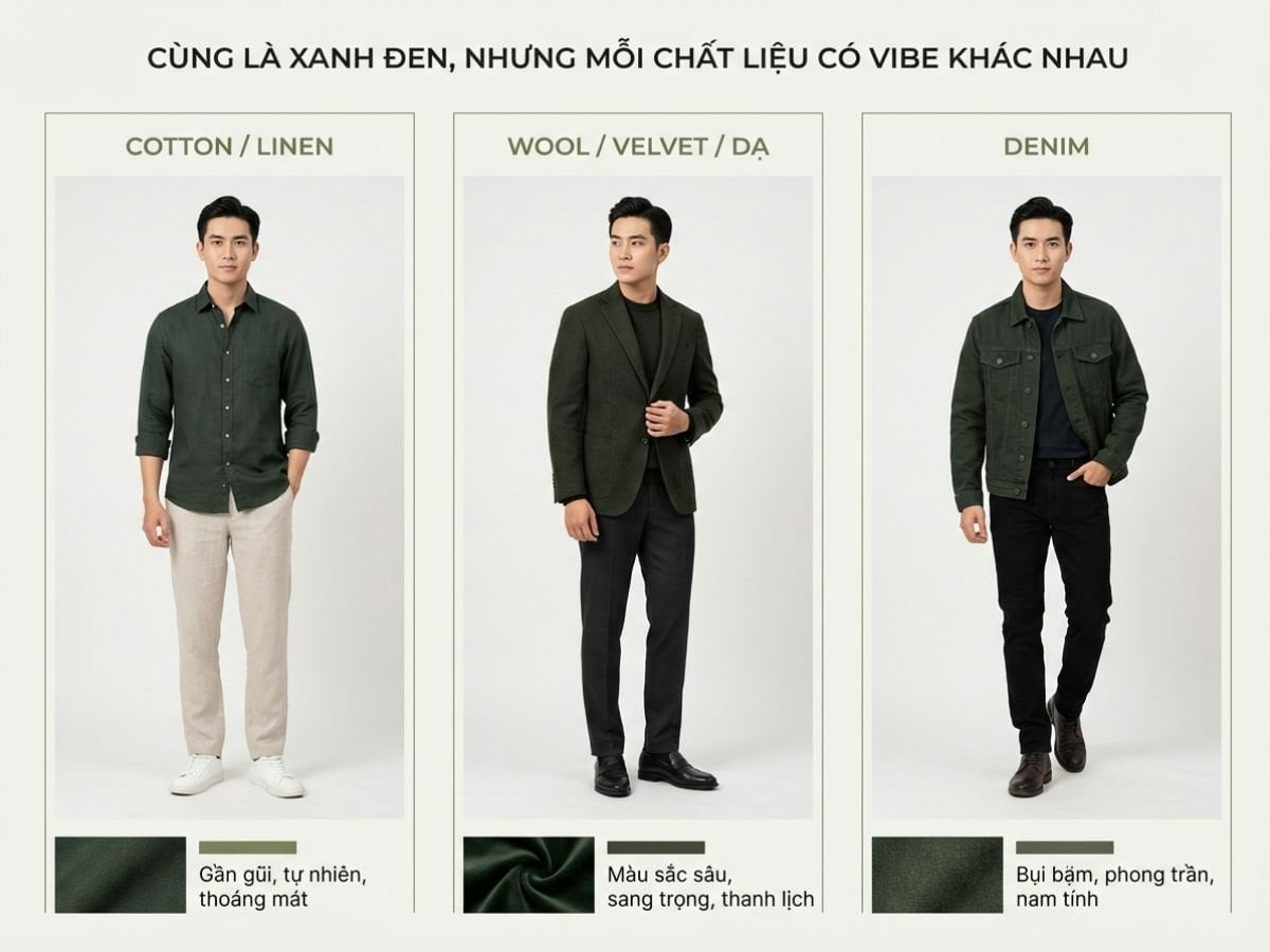 Chất liệu, thiết kế quyết định phong cách