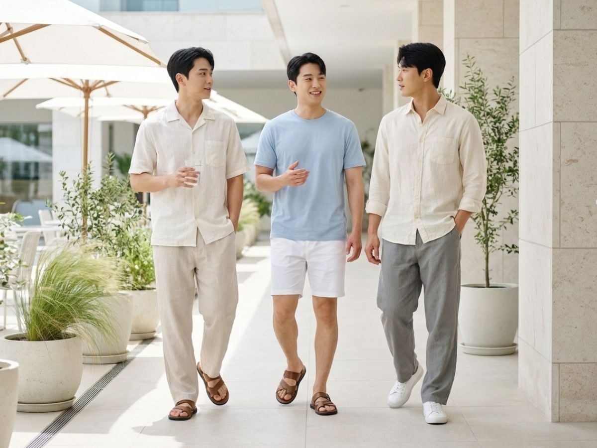 Trang phục nam mùa hè thoáng mát