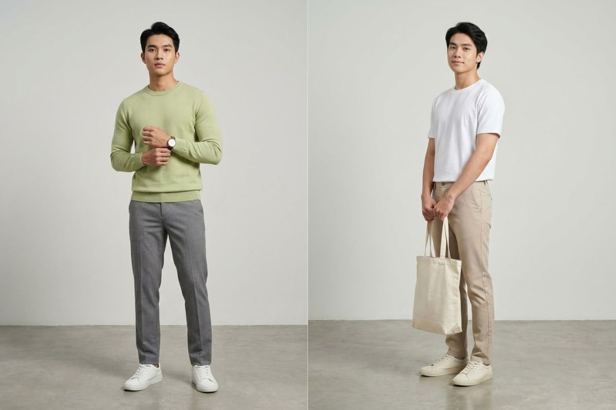 Chọn phom dáng và tỷ lệ chuẩn cho style nam Hàn Quốc