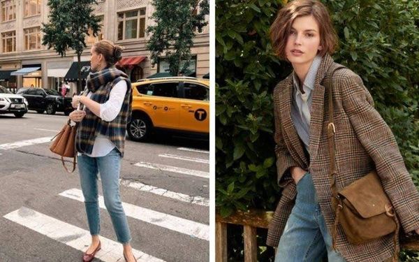 Túi Nâu + Denim Mix Smart Casual