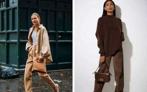 Túi Nâu + Outfit All Brown/Beige