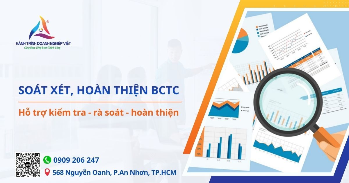 Dịch vụ soát xét & hoàn thiện báo cáo tài chính uy tín – Chuẩn mực, nhanh chóng, tối ưu chi phí 2026