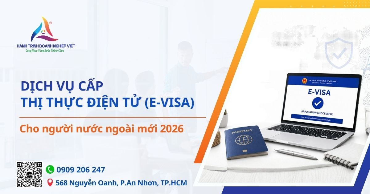 Dịch vụ cấp thị thực điện tử (E-visa) cho người nước ngoài mới 2026