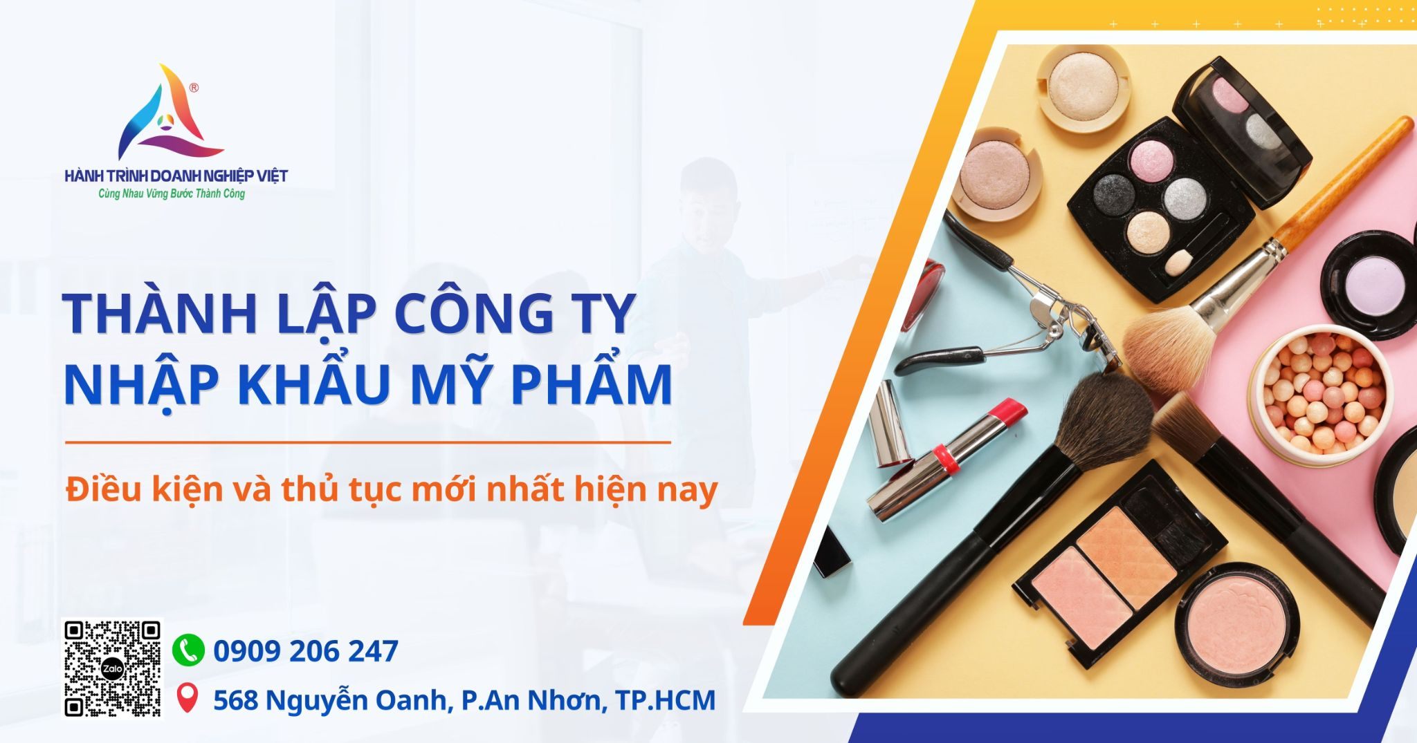 Điều kiện thủ tục thành lập công ty nhập khẩu mỹ phẩm