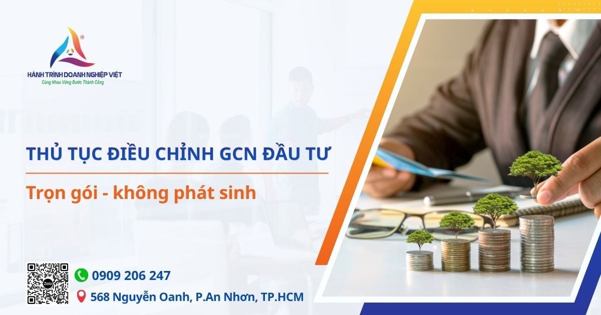 Dịch vụ thay đổi cập nhật giấy chứng nhận đăng ký đầu tư nước ngoài mới