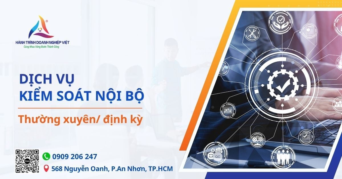 Dịch vụ kiểm soát nội bộ thường xuyên định kỳ trọn gói tại HTDNV