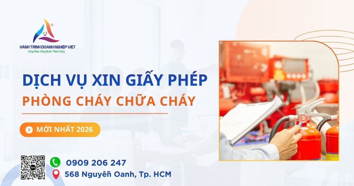 Dịch vụ xin giấy phép phòng cháy chữa cháy (PCCC) mới nhất 2026