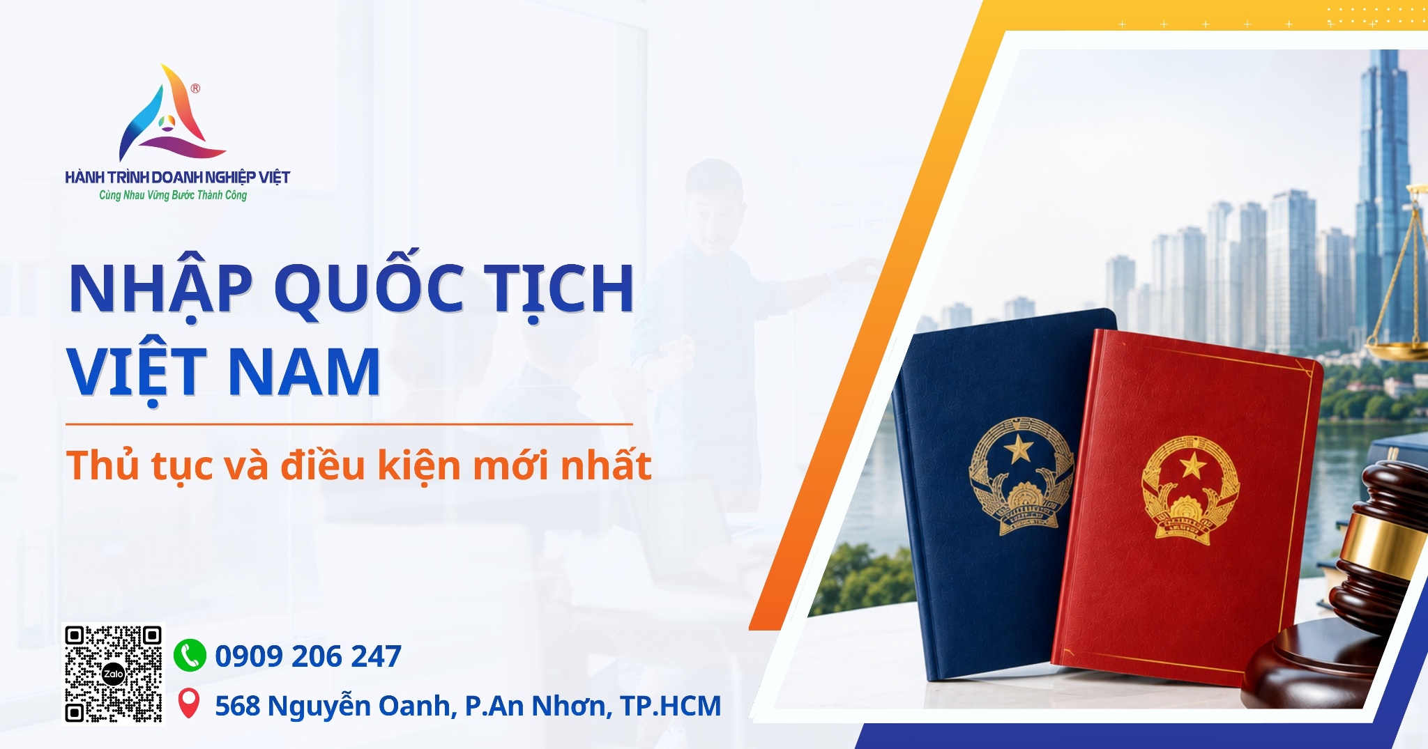 Thủ tục & điều kiện nhập quốc tịch Việt Nam (Nhập tịch Việt Nam) mới nhất 2026