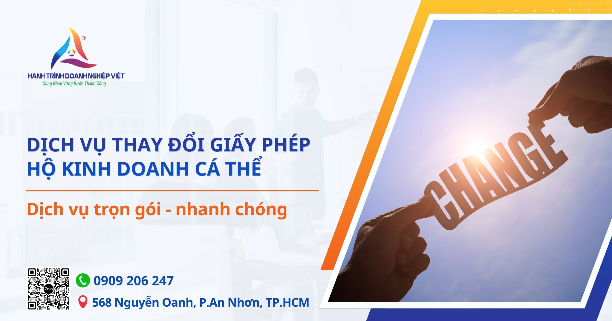Dịch vụ thay đổi giấy phép Hộ kinh doanh cá thể
