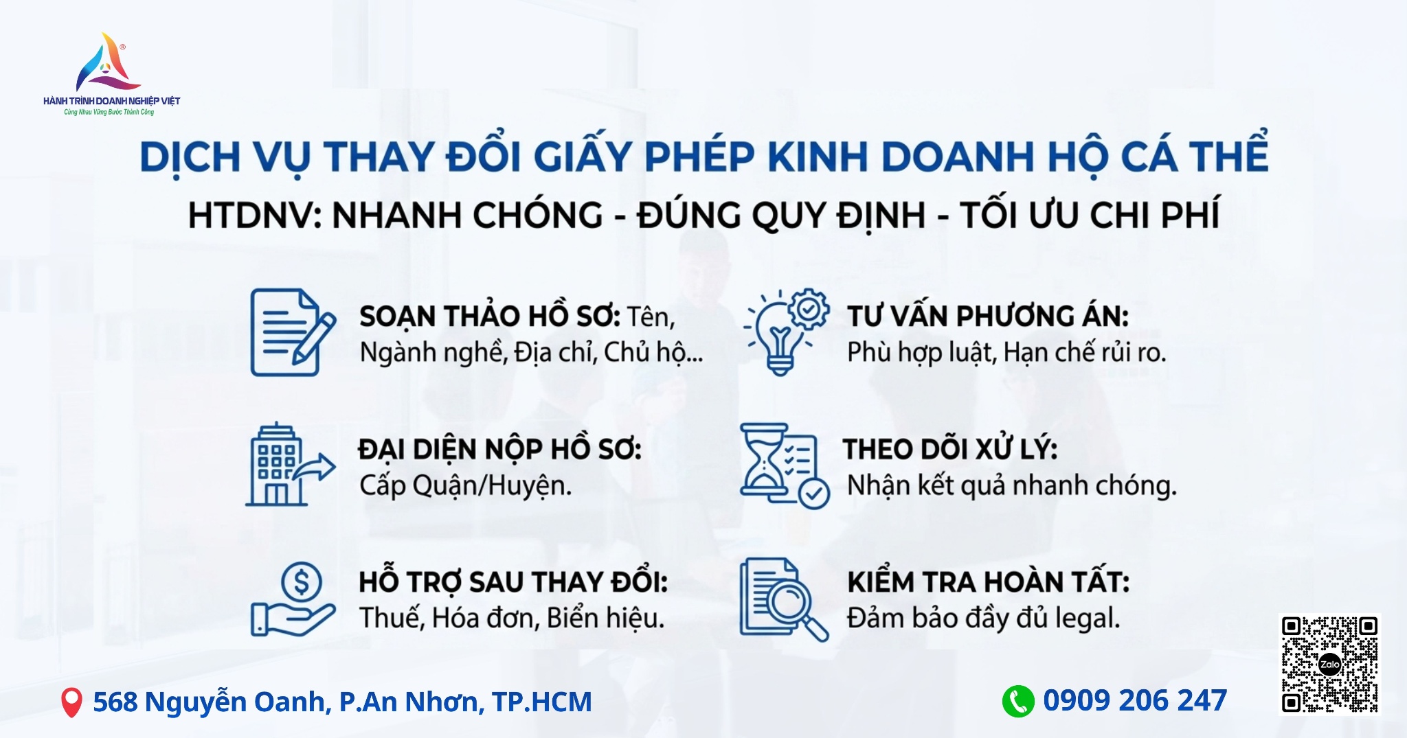Dịch vụ thay đổi giấy phép Hộ kinh doanh cá thể