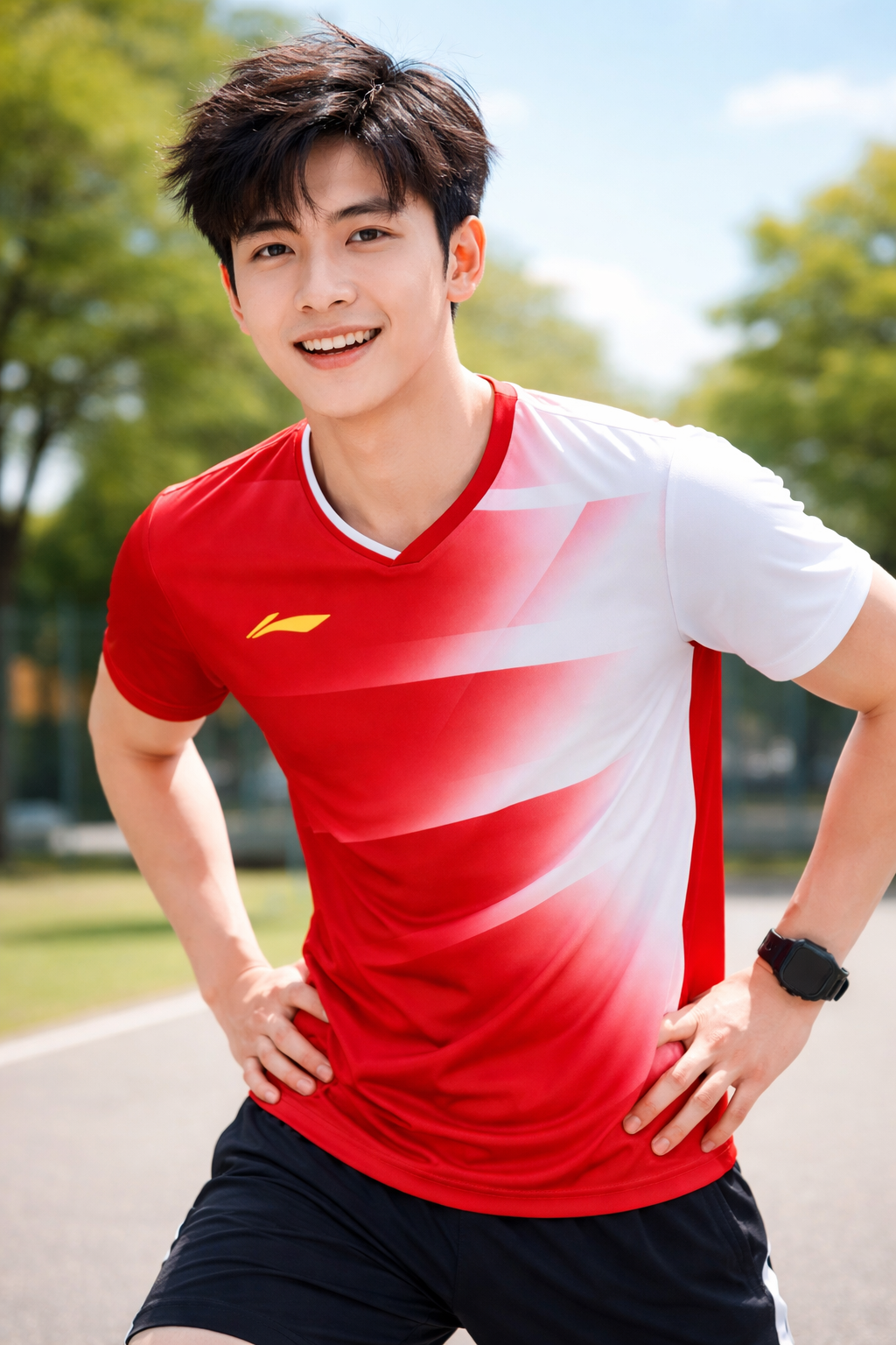 Áo T-shirt Nam Cầu Lông, Pickleball Li-Ning P-AAYW053-7V