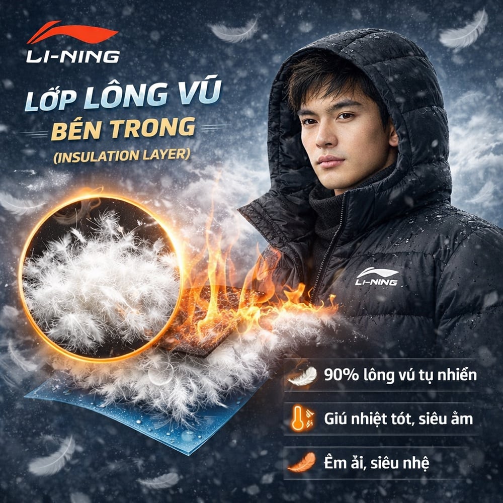 Lớp lông vũ bên trong (Insulation Layer)