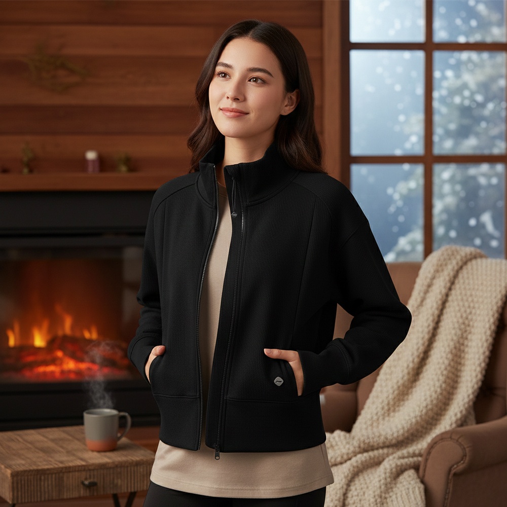 Áo Khoác Nỉ Nữ Li-Ning Cardigan AWYV016-1V