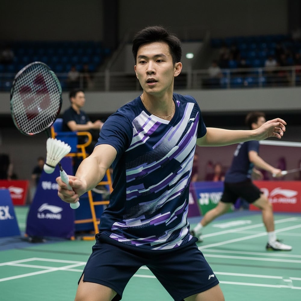 Áo cầu lông Nam Li-Ning P-AAYV033-1V