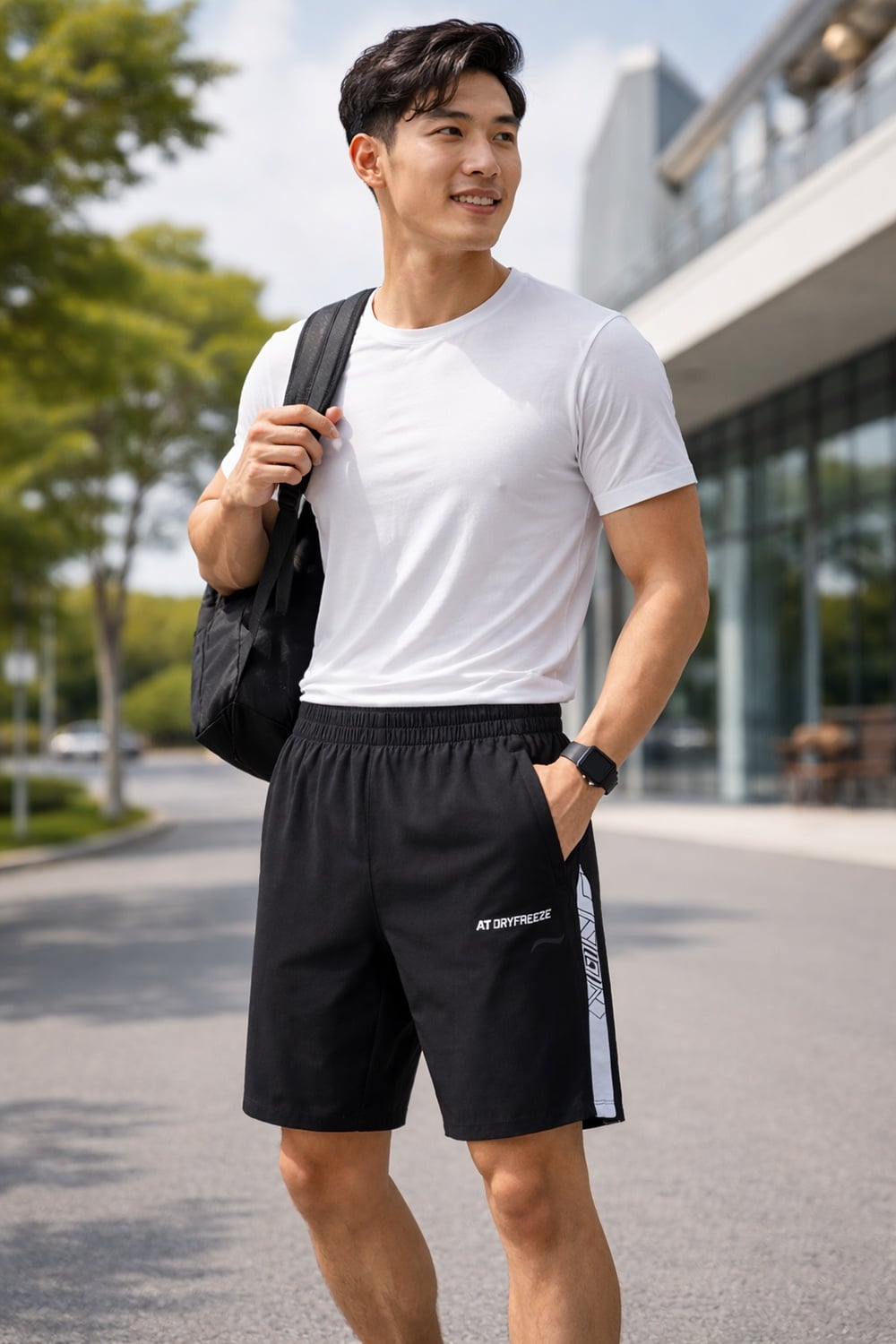 Quần Short Nam Li-Ning AKSV427-1V