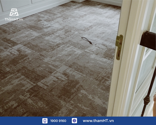 Thảm sàn văn phòng diện tích 100m2 - Thảm BASIC 21- 02 Kem - Cải thiện văn phòng pha chút cổ điển