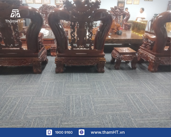 Thảm trải sàn Phòng giám đốc - Thảm SUN 09 Xám - Khẳng định vị thế người dẫn đầu