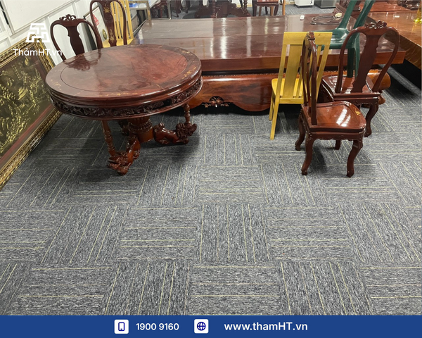 Thảm trải sàn Phòng giám đốc - Thảm SUN 09 Xám - Khẳng định vị thế người dẫn đầu